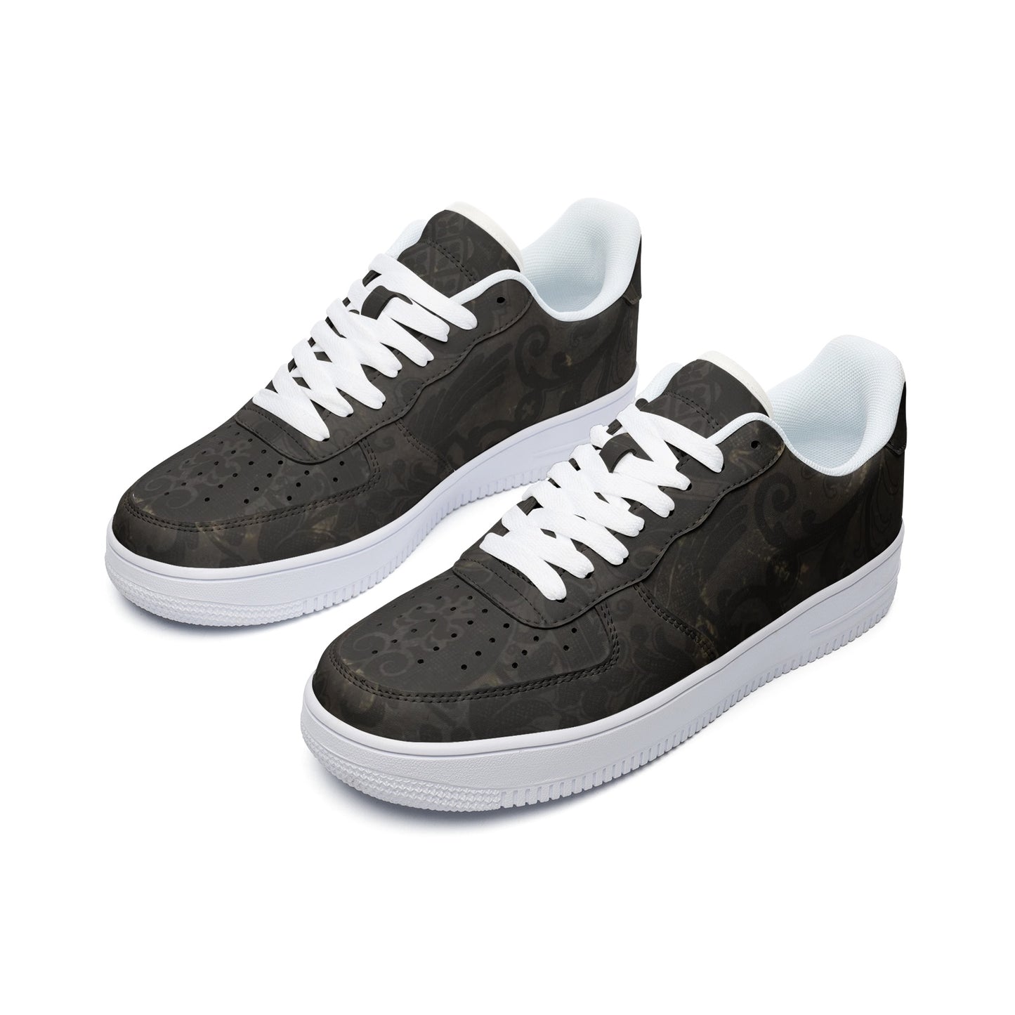 Unisex Low Top Vegan Leather Sneakers