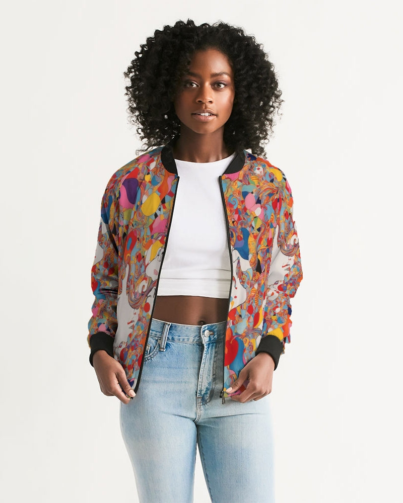 Women's Bomber Jacket - Premium Jackets from Elementologie - Just $59.08! Shop now at Elementologie