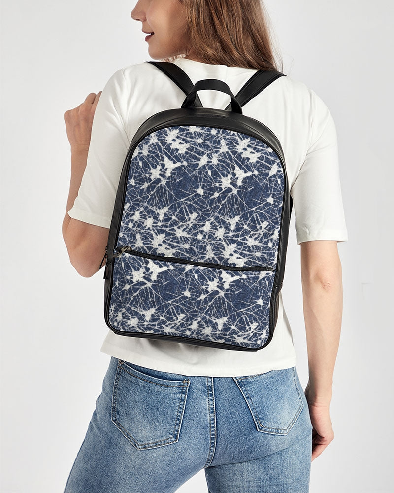 Classic Faux Leather Backpack - Premium Backpacks from Elementologie - Just $53.52! Shop now at Elementologie