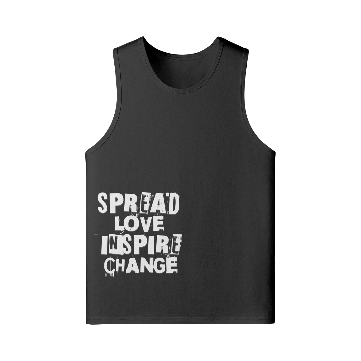 Unisex Longline Loose Tank-Spread Love