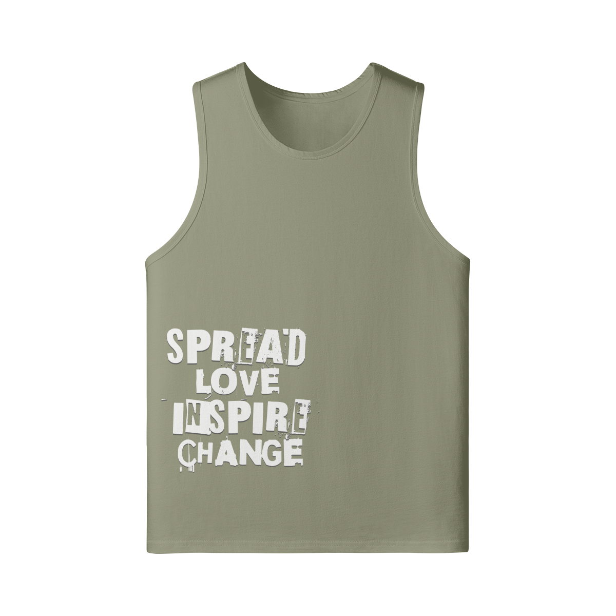 Unisex Longline Loose Tank-Spread Love